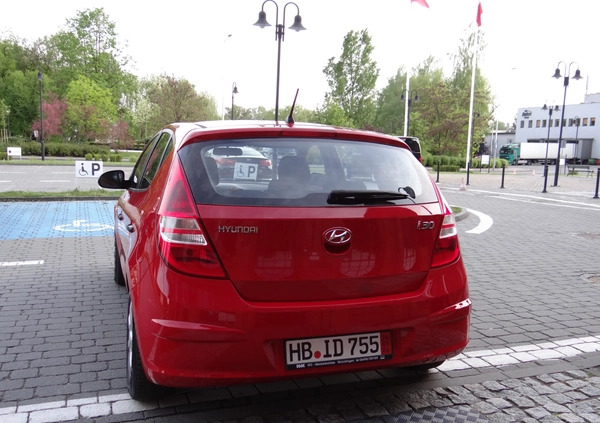 Hyundai I30 cena 15500 przebieg: 192249, rok produkcji 2010 z Łódź małe 781